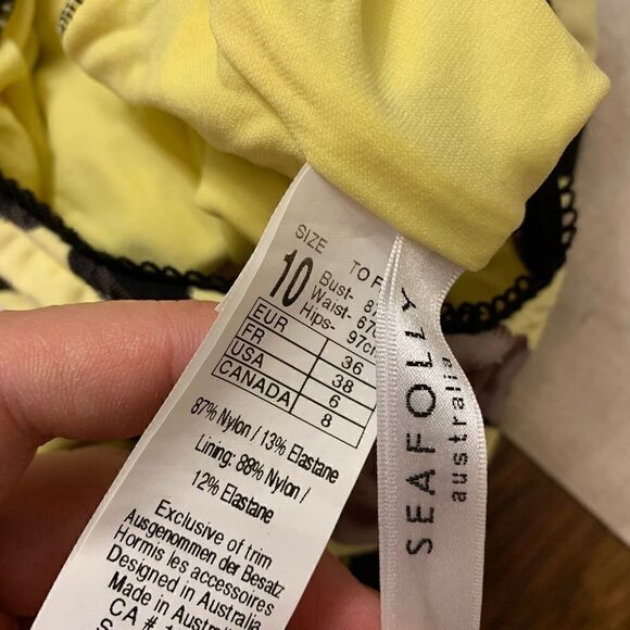 Seafolly Lola rose one piece swimsuit size 6 - Picture 6 of 8